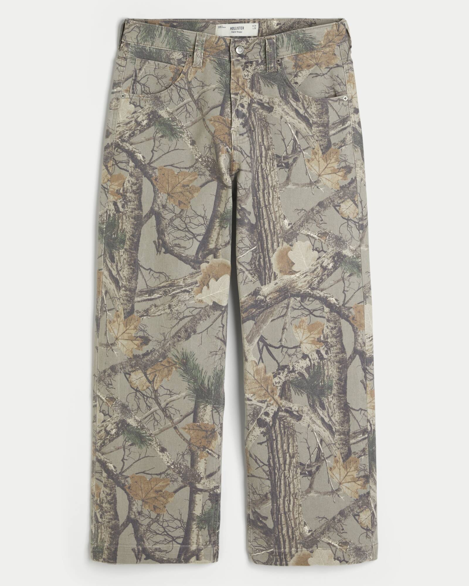 Medium Wash Super Baggy Jeans