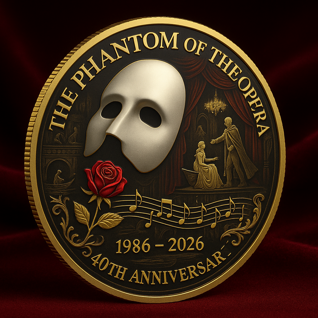 The Phantom of the Opera – 40th Anniversary Commemorative Coin
