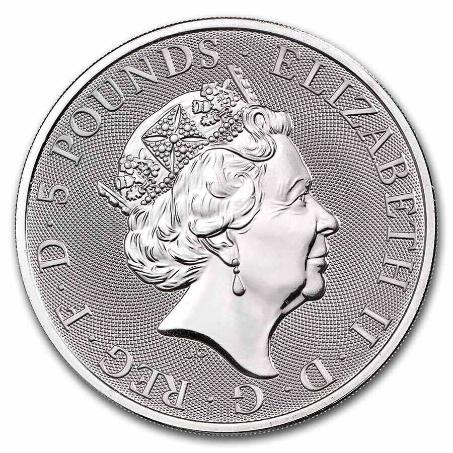 2021 Great Britain 2 oz Silver Queen's Beasts Collector Coin