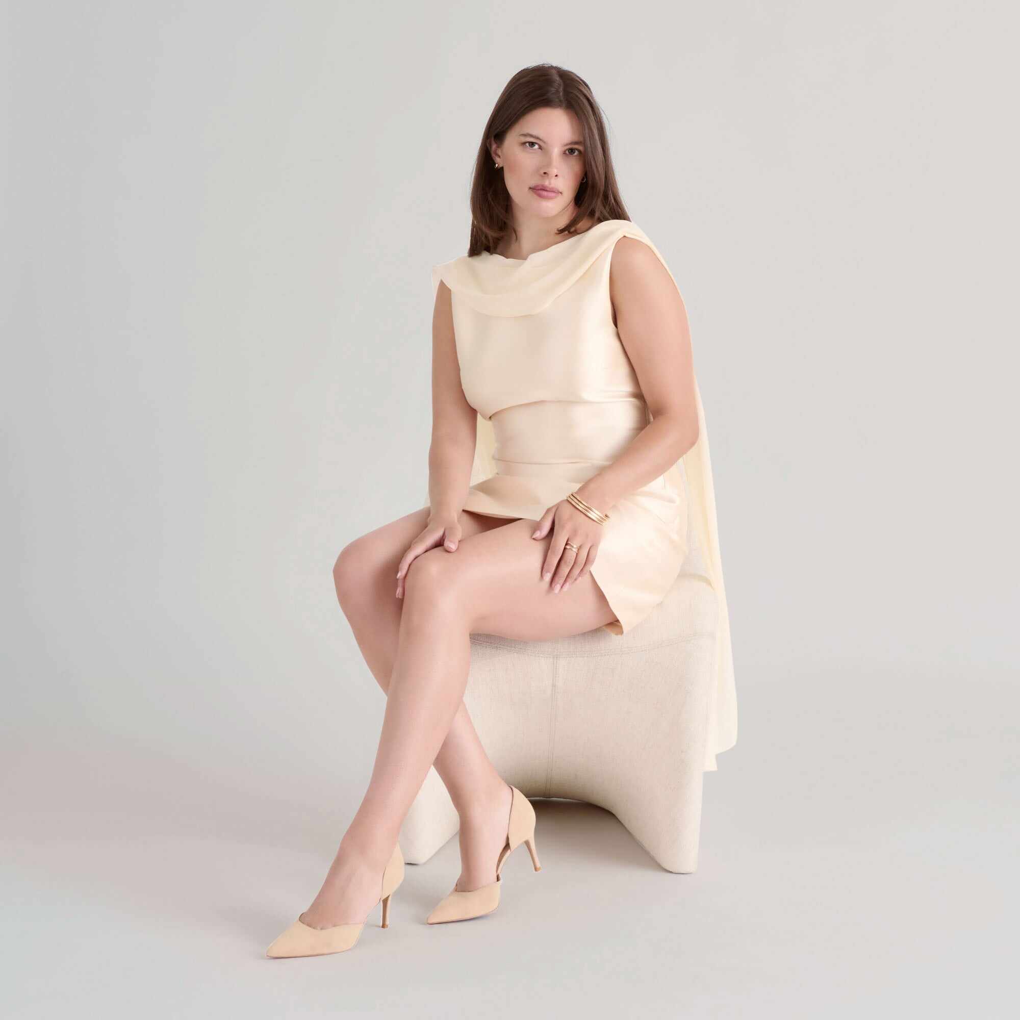 ELOY HEELS TAN SUEDE