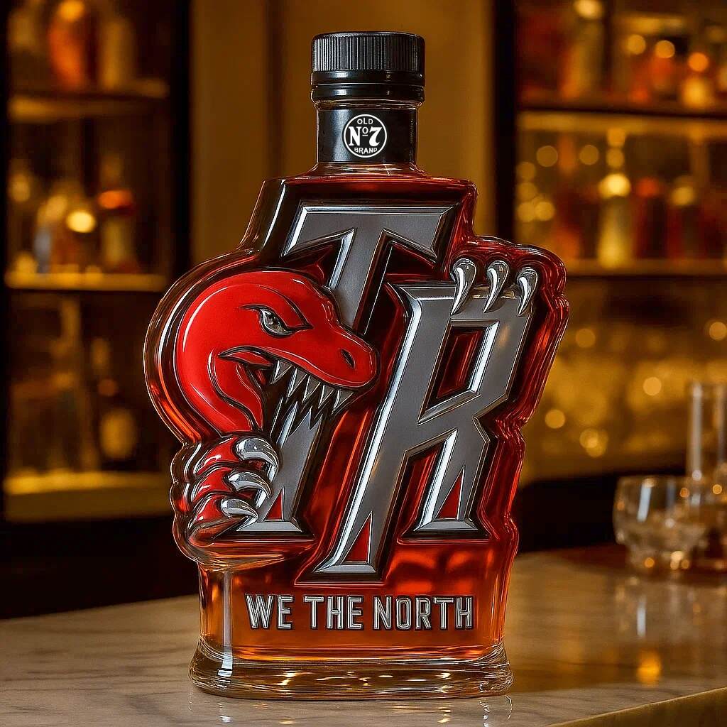 Toronto Raptors Whisky Bottle