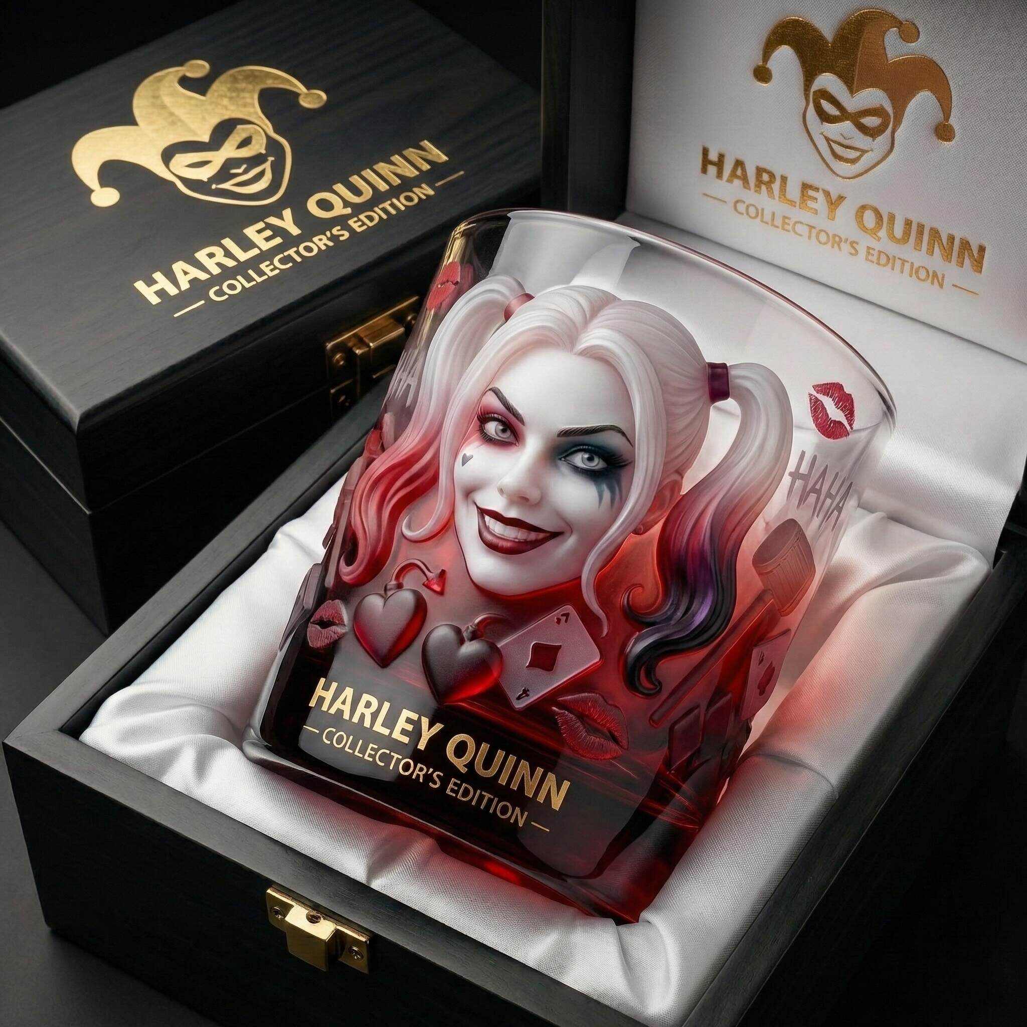 Joker & Harley Premium Whiskey Glass Set