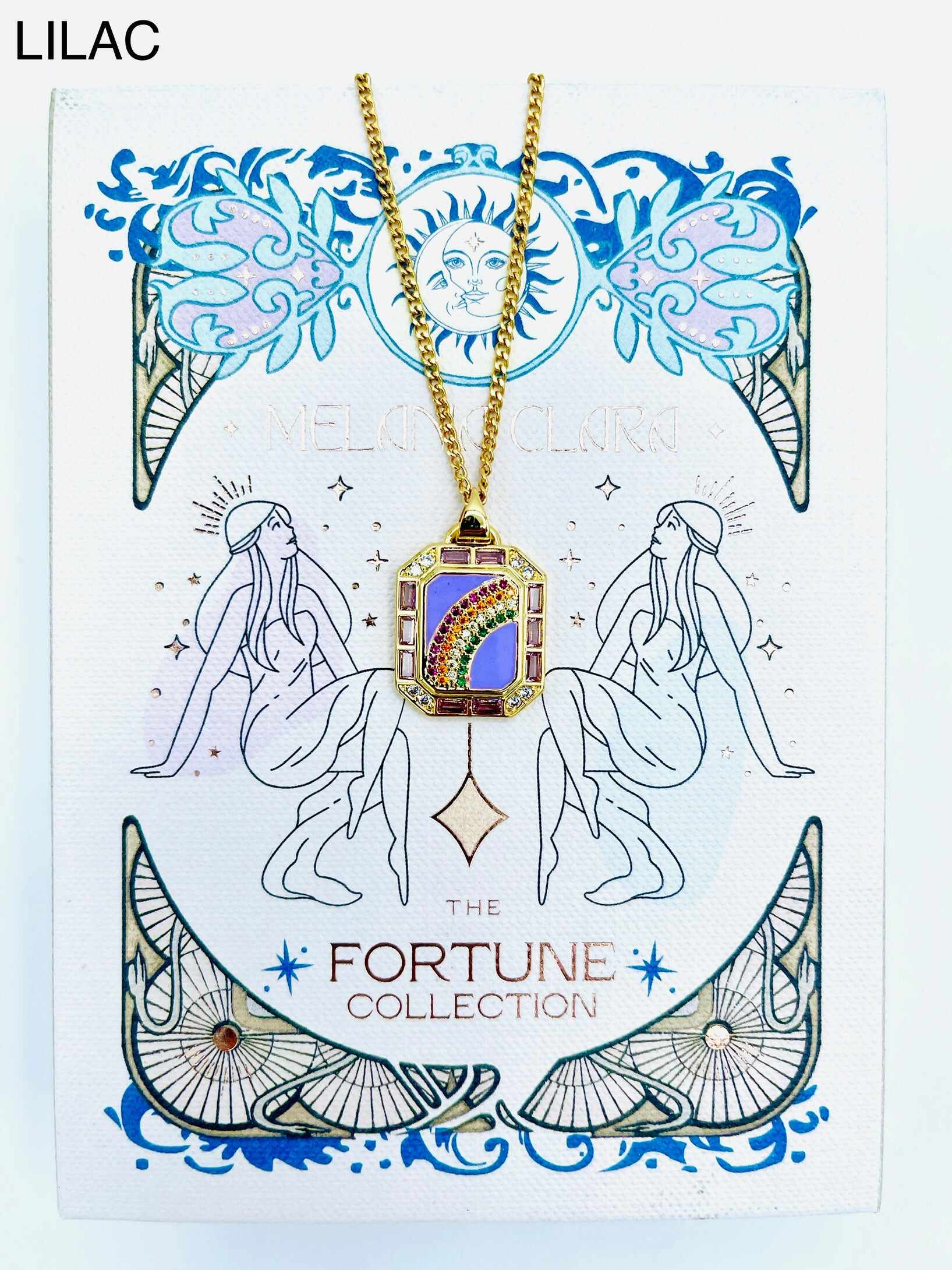 Melania Clara Fantasy Rainbow Necklace-MULTIPLE COLORS!