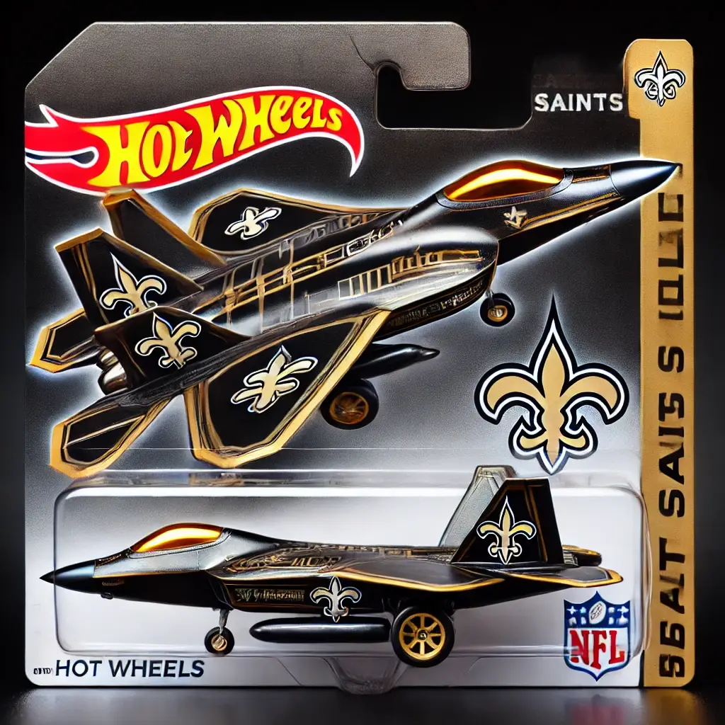 Hot Wheels x NFL F-22 Fighter