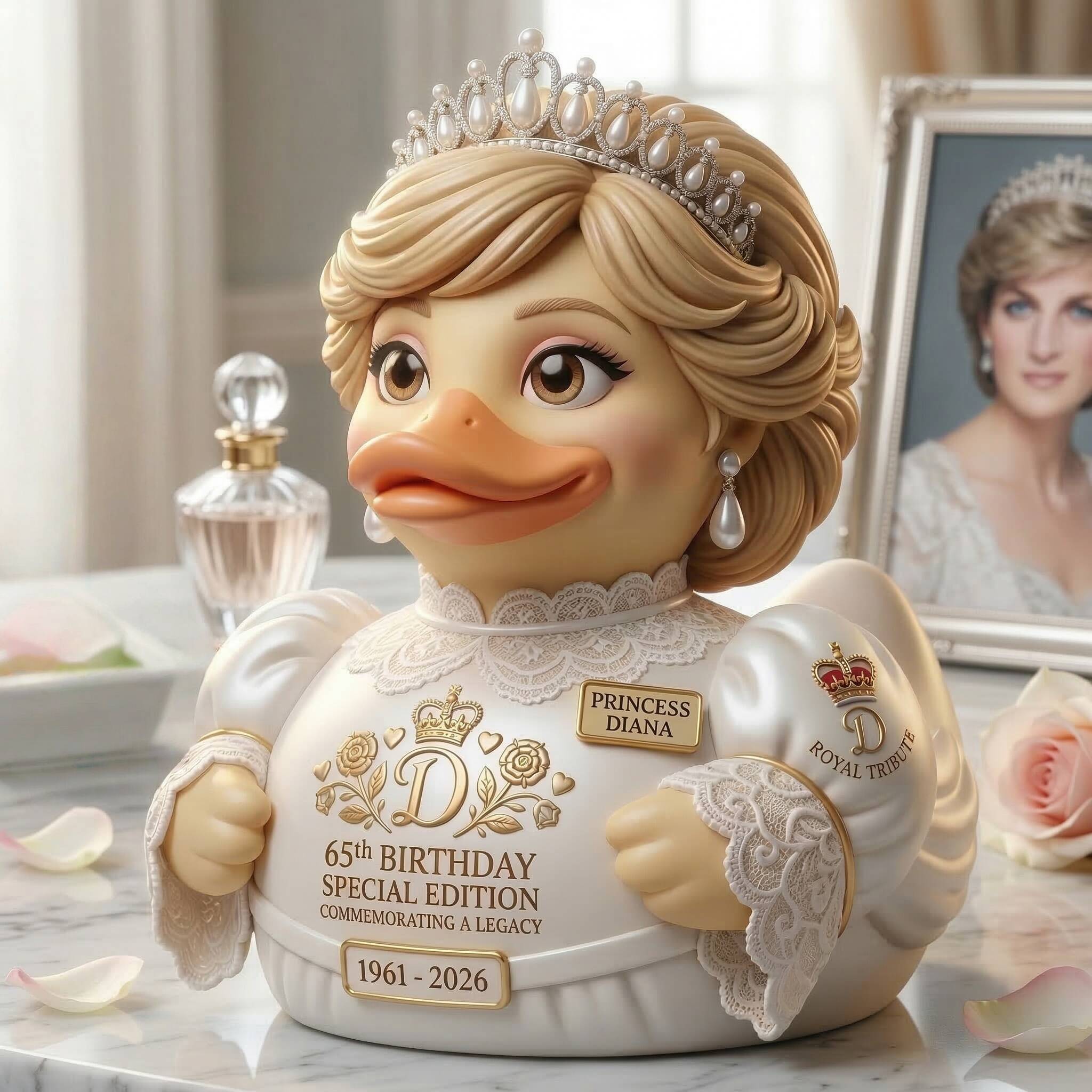 Princess Diana 65th Birthday Special Edition Commemorative Duck