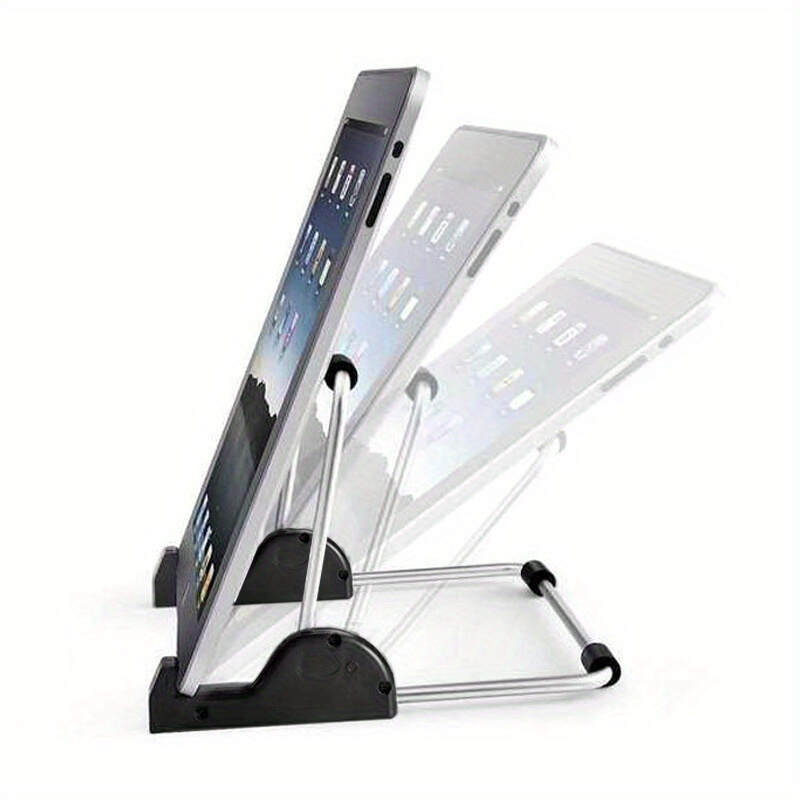 [Compact Tablet Stand] Lightweight and Collapsible Tablet Stand | Compact Size, Universal Compatibility, Metal Laptop Support, Multiple Bright Colors Available, Portable Design for Tablets, Phones, and E-Readers