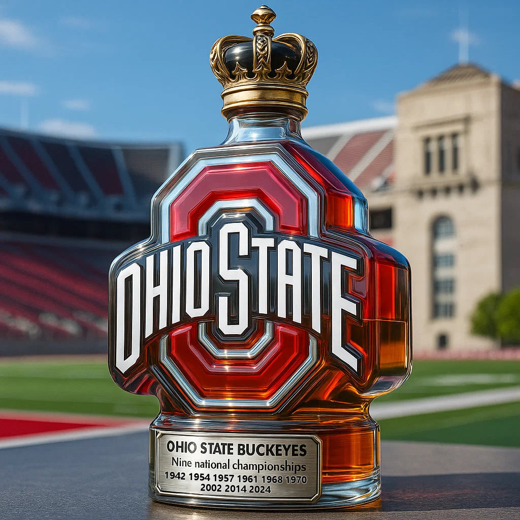 Ohio State Buckeyes Whiskey bottle