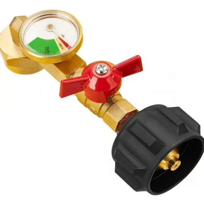 🔥Hot Sale 59% OFF✨ Top-Rated Propane Refill Elbow Adapter with Tank Gauge
