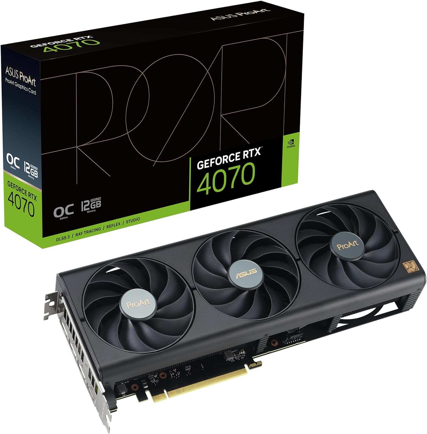 ASUS ROG Strix GeForce RTX™ 4070 OC Edition Gaming Graphics Card (PCIe 4.0, 12GB GDDR6X, DLSS 3, HDMI 2.1, DisplayPort 1.4a)