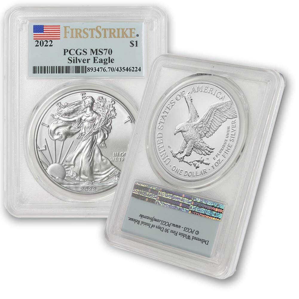 American Eagle 2016-2025 Silver Coin PCGS MS70 First Strikes
