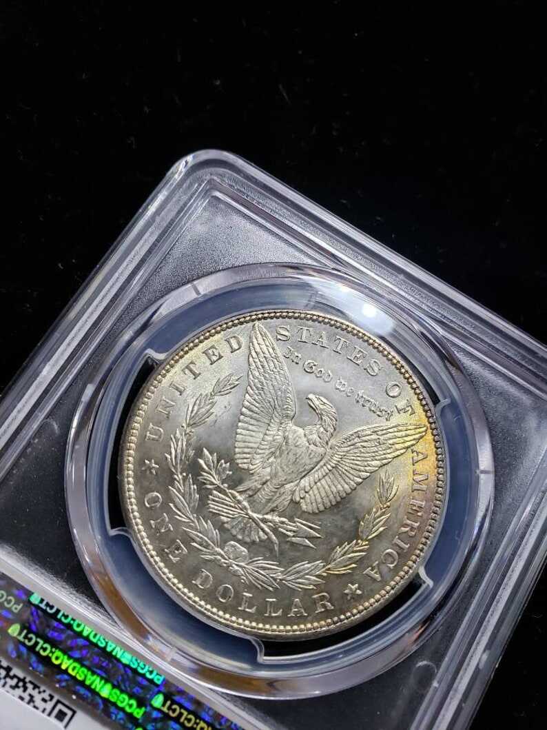 1886   Morgan Silver Dollar MS65  PCGS  Graded - Beautiful Coin -    Lot# 1465
