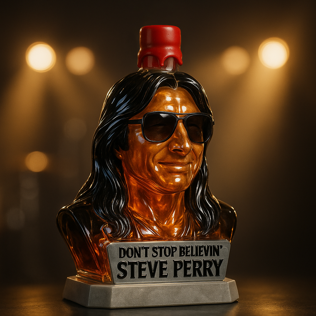 Steve Perry Whiskey Bottle