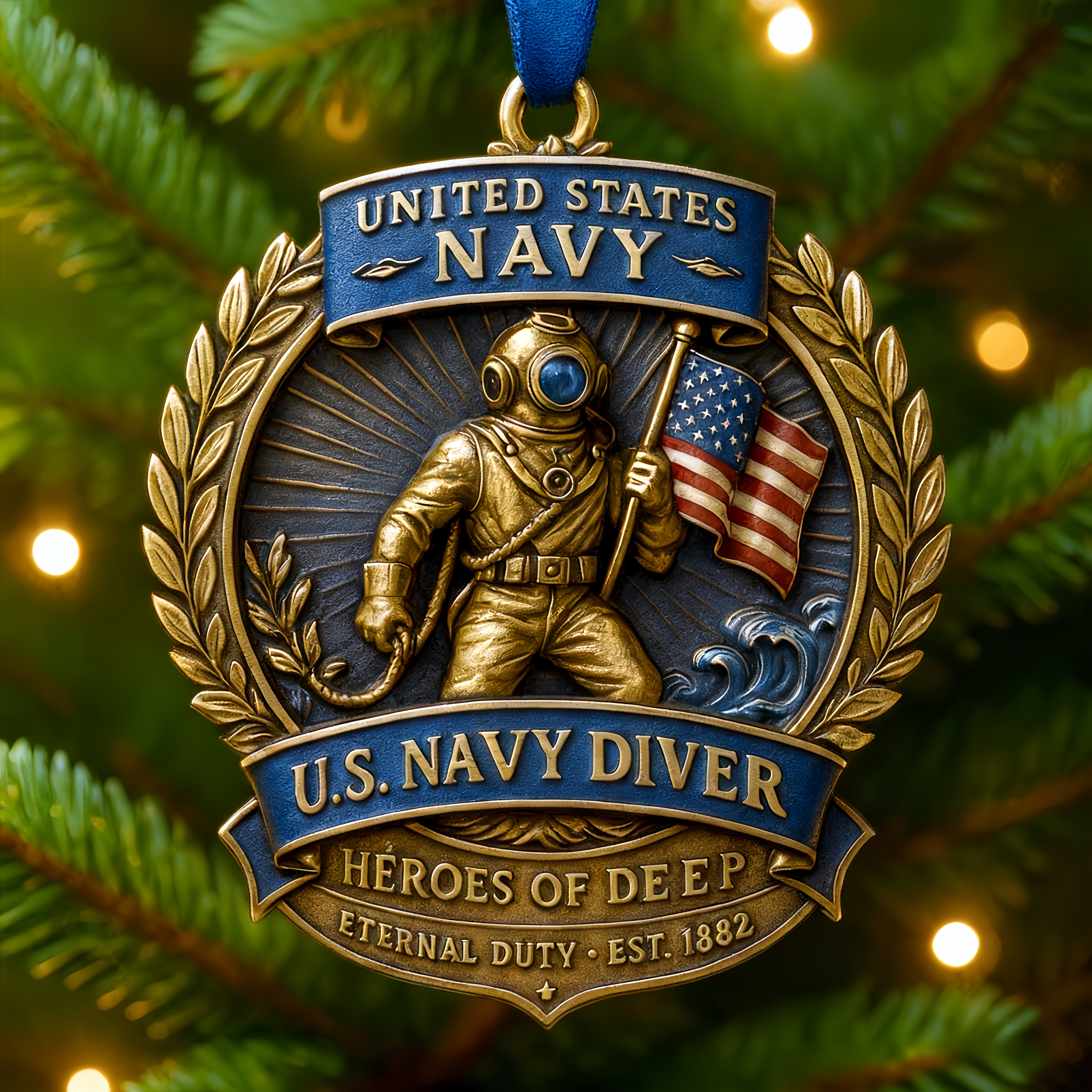 U.S. Navy Diver “Heroes of the Deep” Ornament