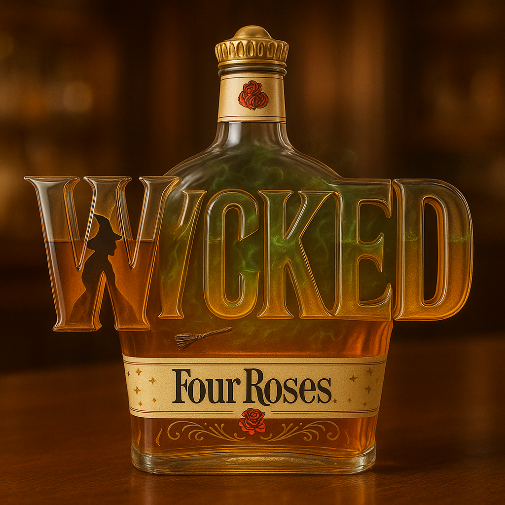 WICKED Whiskey Bottle