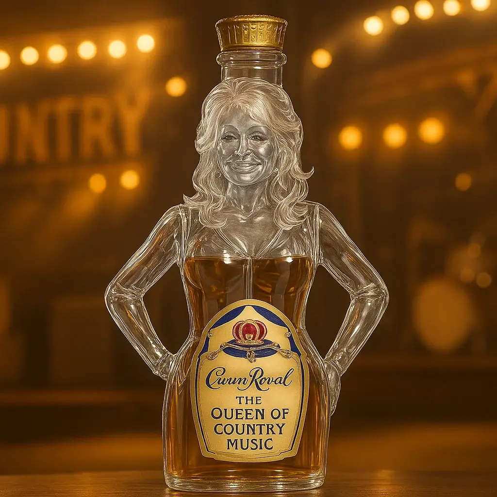Dolly Parton whisky bottle