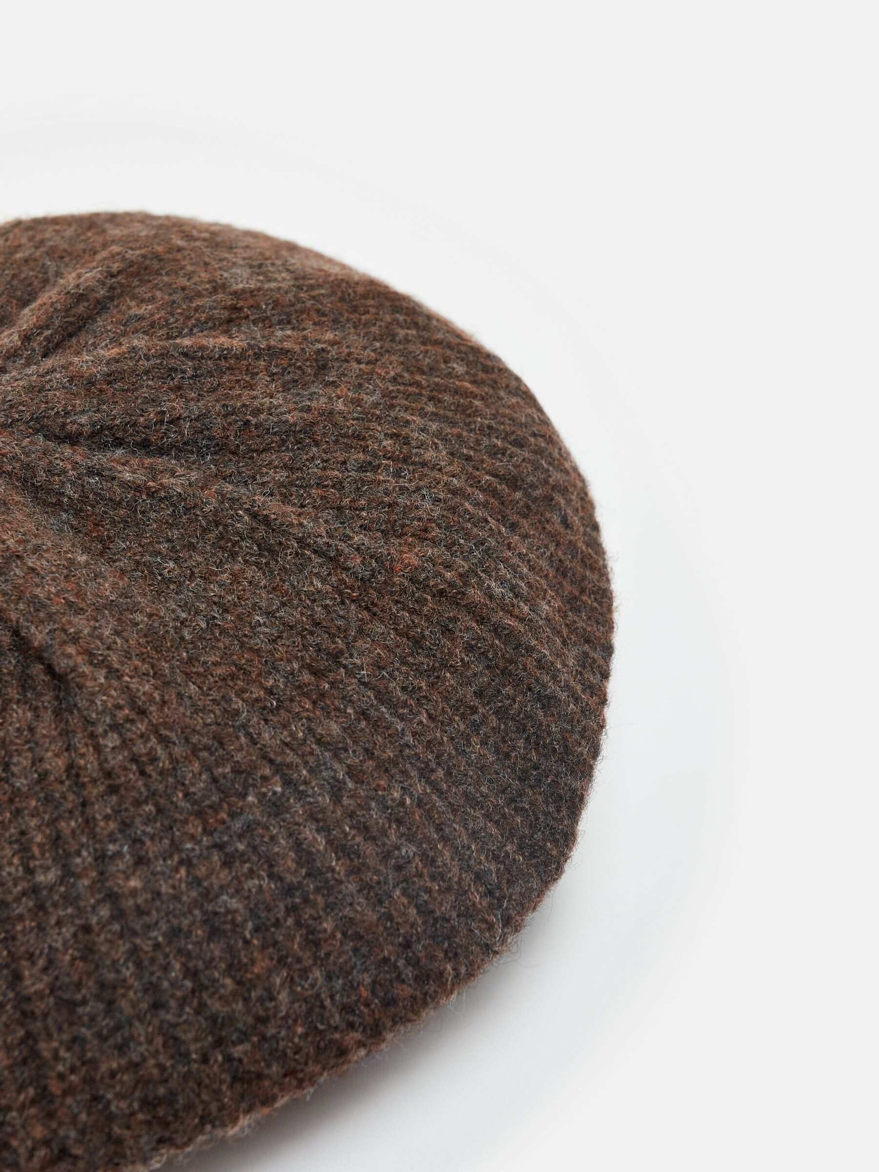 Joelle Brown Knitted Beret