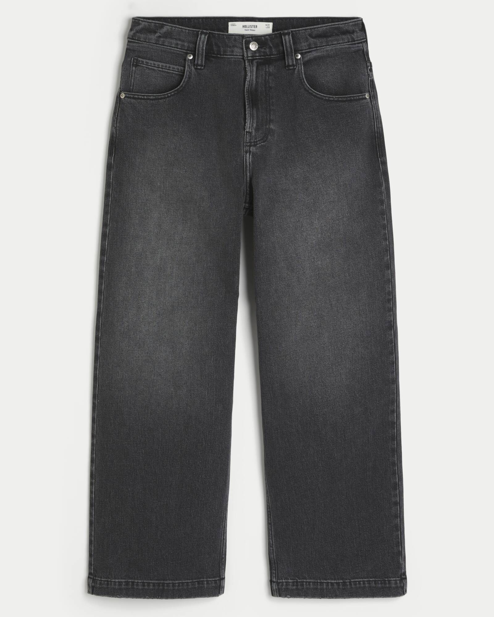 Medium Wash Super Baggy Jeans