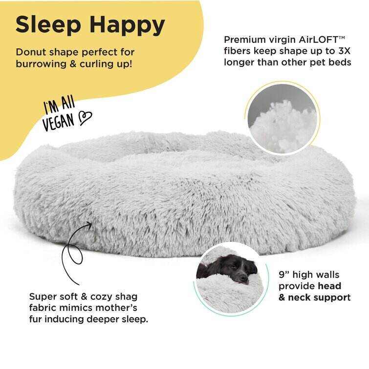 Best Friends by Sheri The Original Calming Donut Cat and Dog Bed