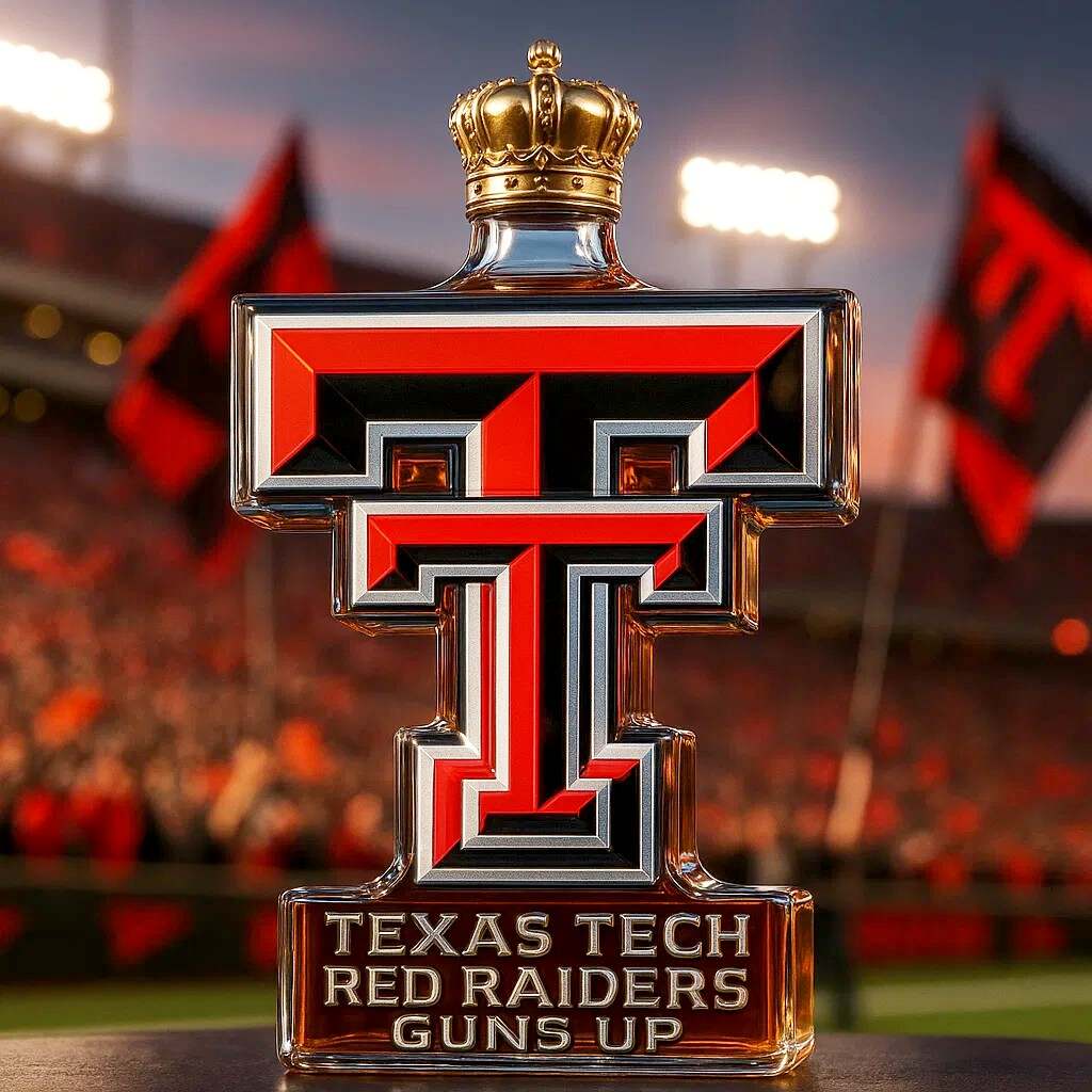TEXAS TECH Red Raiders Limited Edition Collector’s Whiskey Bottle