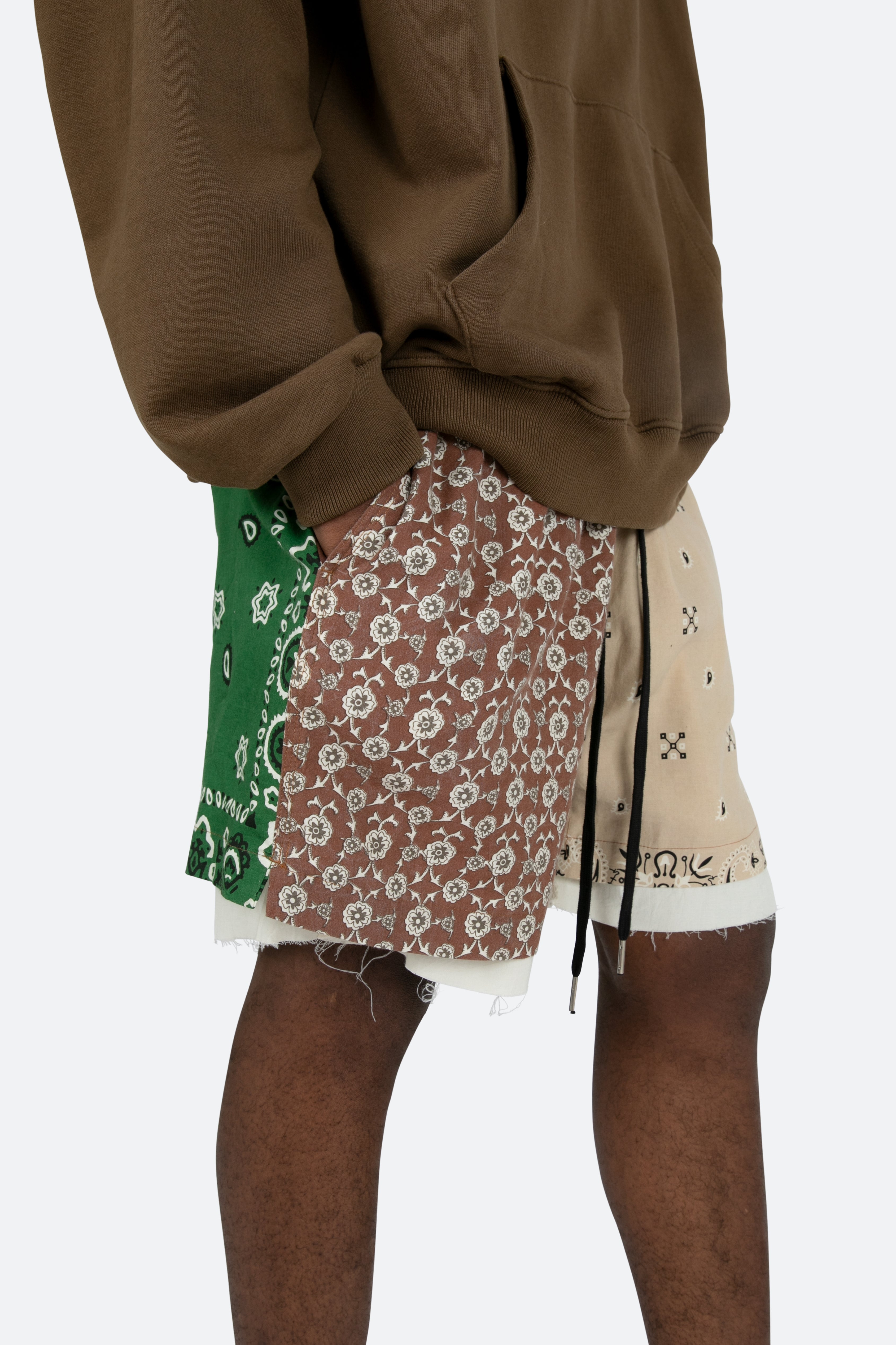 Mixed Paisley Shorts - Multi