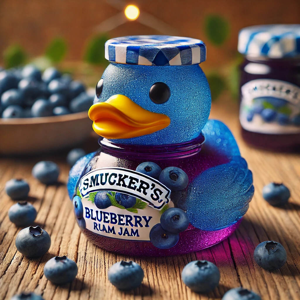 Adorable Jam Duck Jar