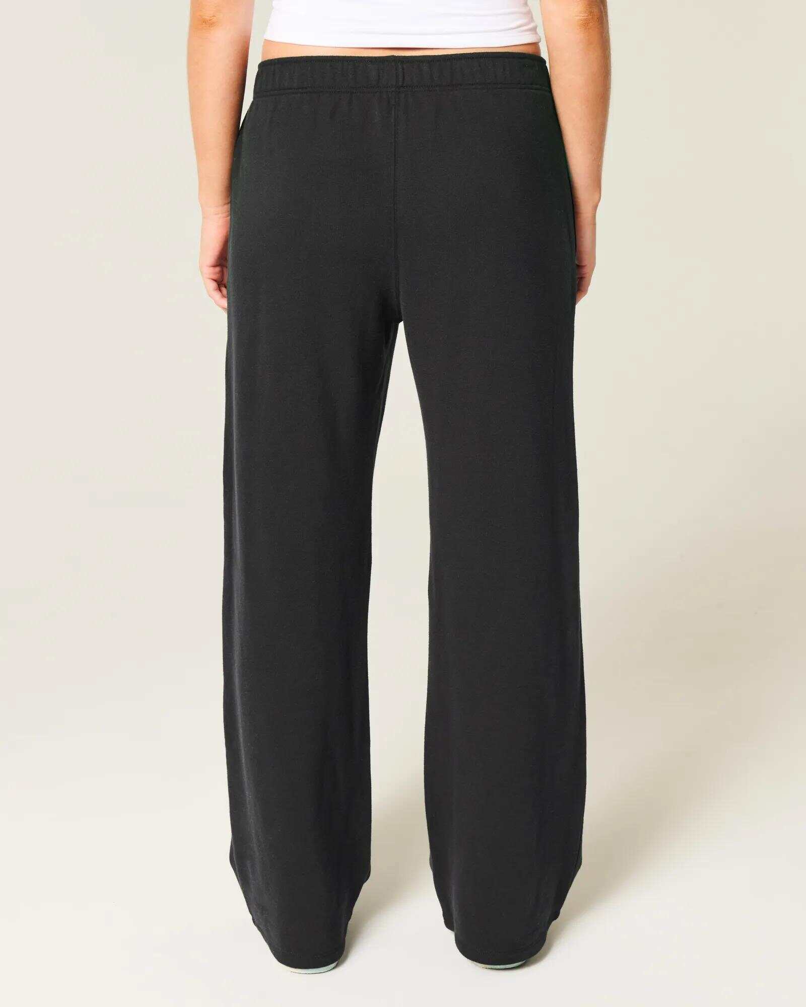 Wide-Leg Sweatpants