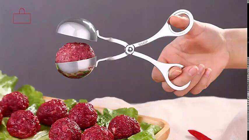 Meatball Maker Clip Spoon Stainless Steel Meatballs Mold Fried Fish DIY Meatballs Making Kitchen Cooking Accessories
