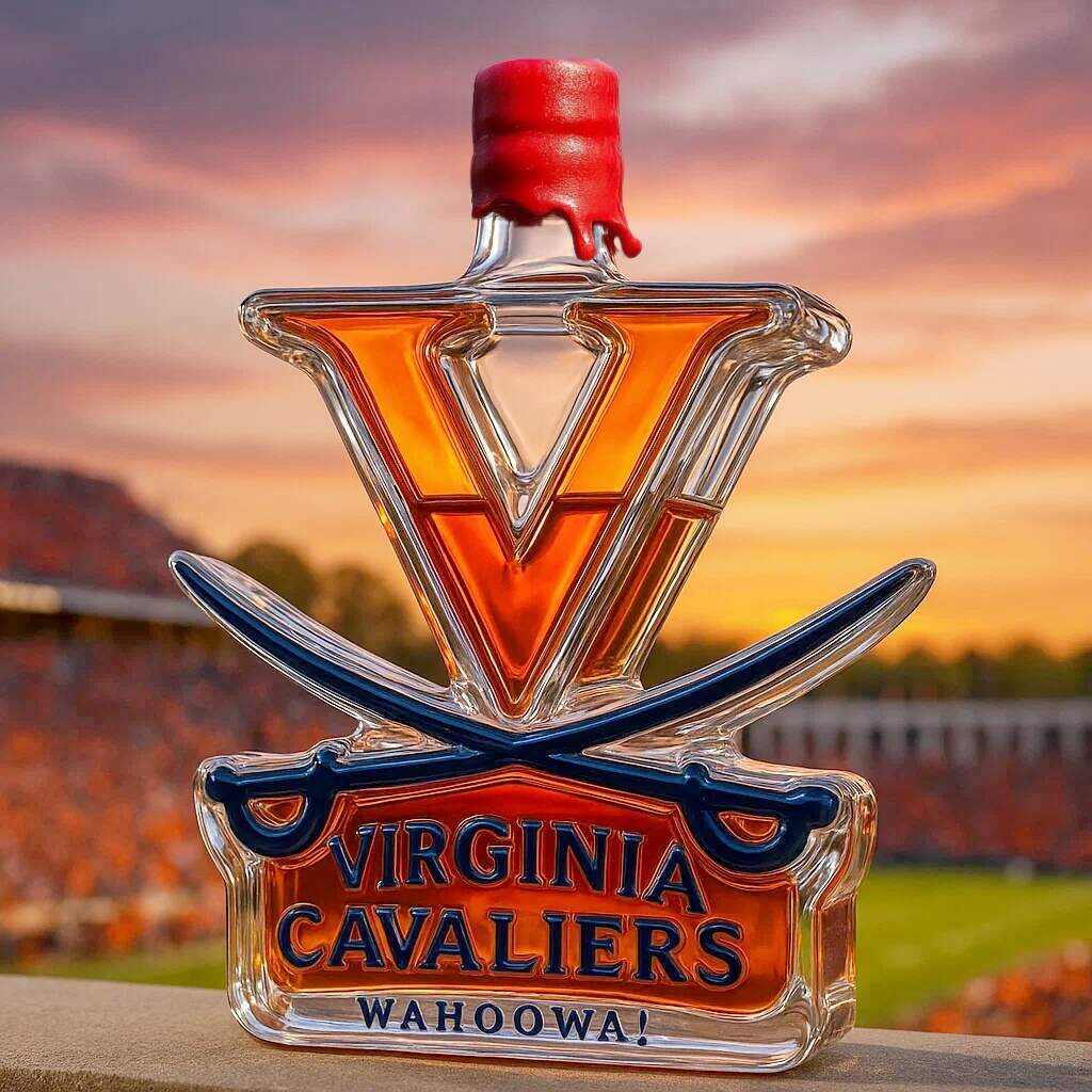 Virginia Cavaliers Limited Edition Whiskey Bottle