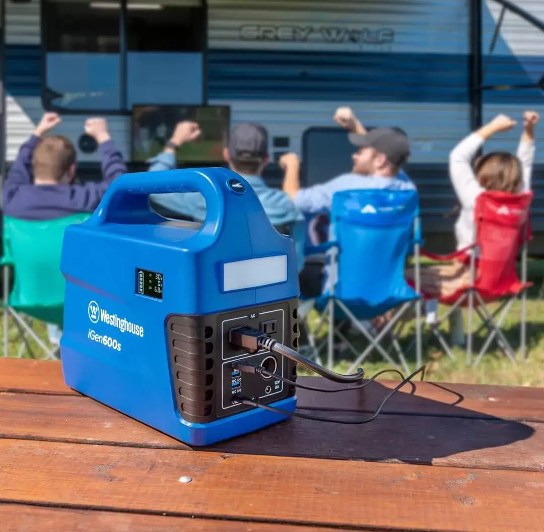 Westinghouse 155Wh 150 Peak Watt Portable Power Station and Solar Generator, Pure Sine Wave AC Outlet, Backup Lithium Battery for Camping, Home, Travel, Indoor/Outdoor Use (Solar Panel Not Included)