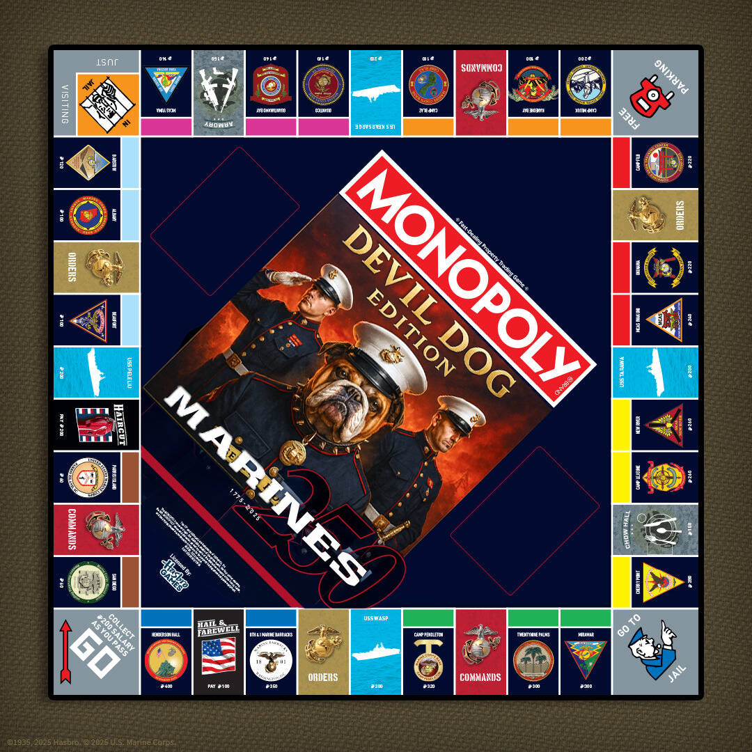 MONOPOLY: USMC 250th Anniversary Devil Dog Edition