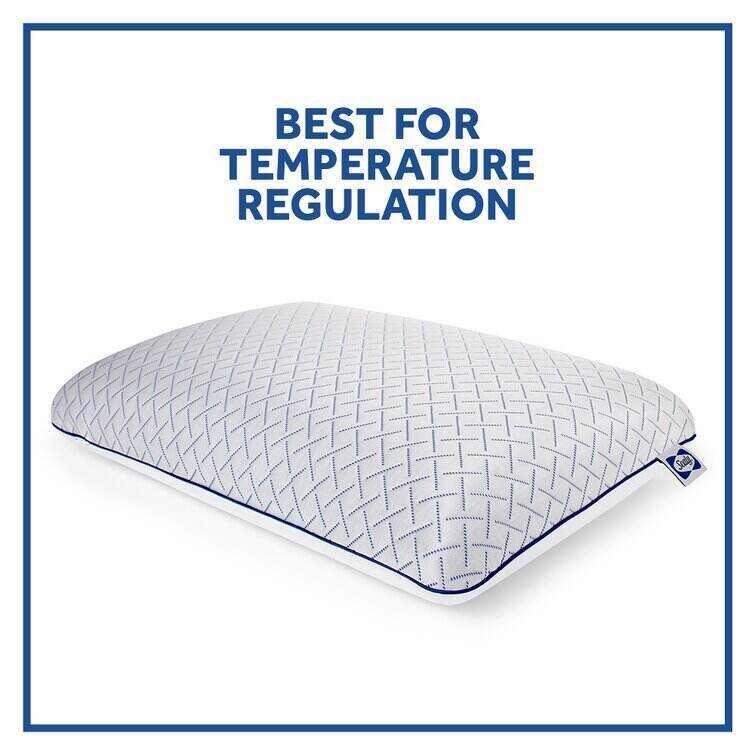 Sealy Essentials Cool Touch Memory Foam Pillows, 2 Pack