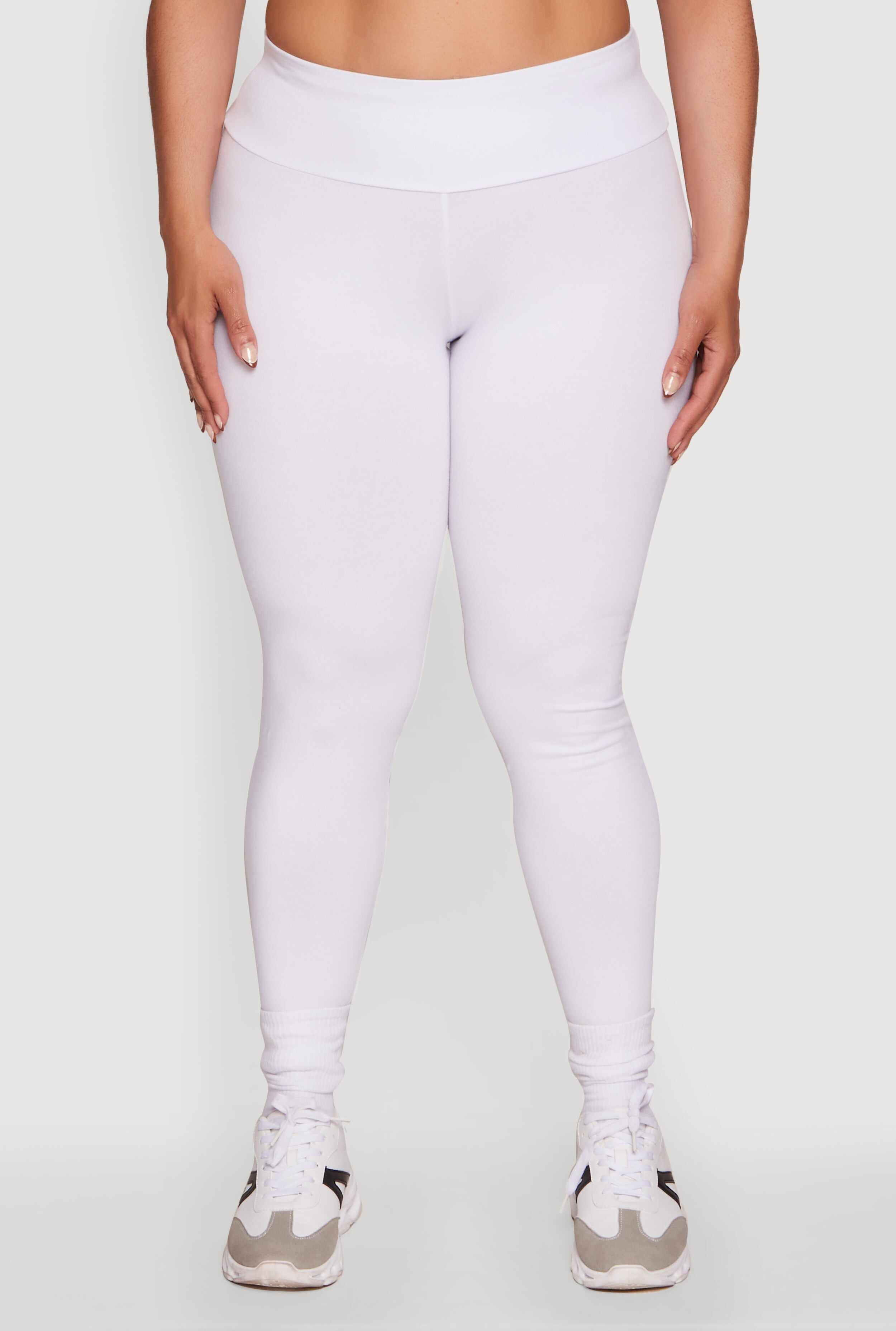 Plus Size Stylish High Waisted Leggings