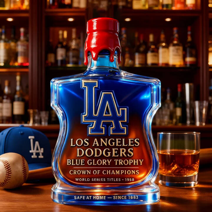 Los Angeles Dodgers Whiskey Decanter Limited Edition