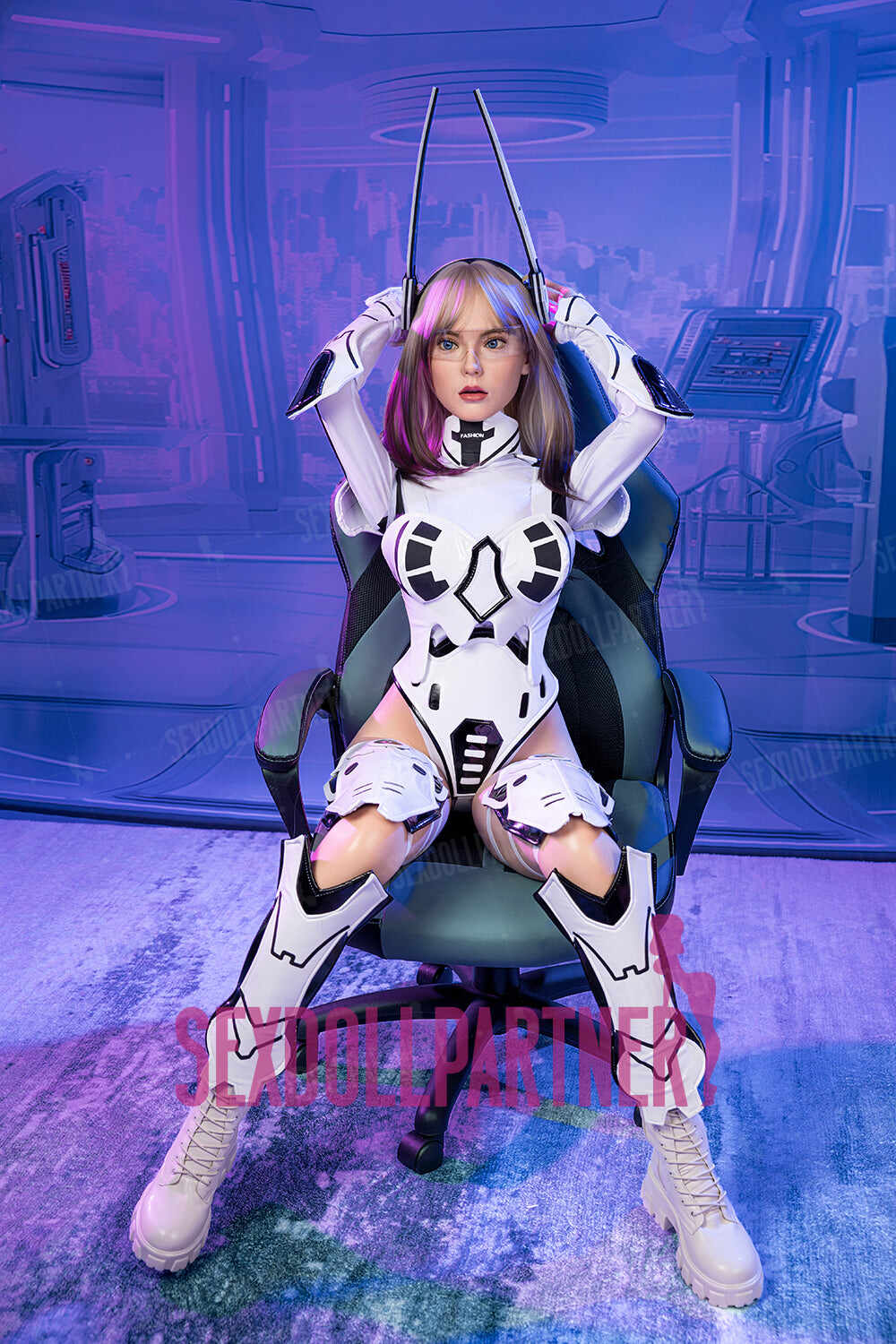 EU Stock - 2025 Latest Version RIDMII Tenar Unique Design Silicone Head AI Talking Realistic Robot Sex Doll Head Only