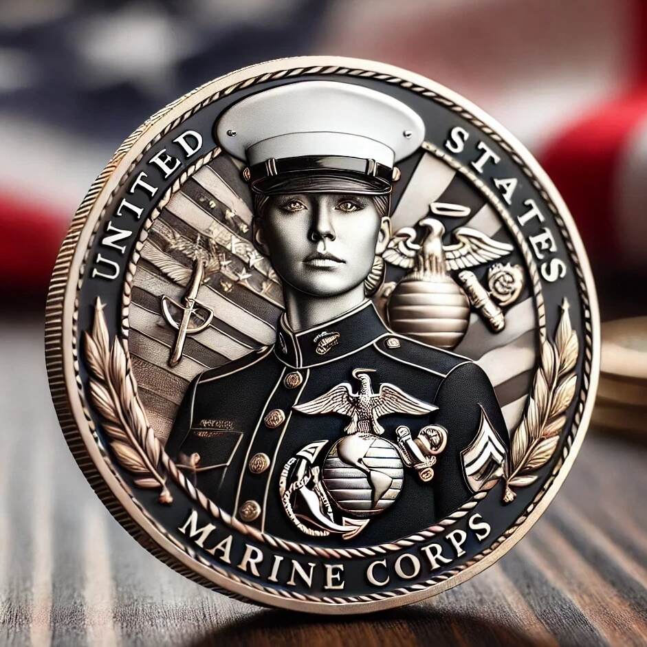 Military Female Commemorative Coin
