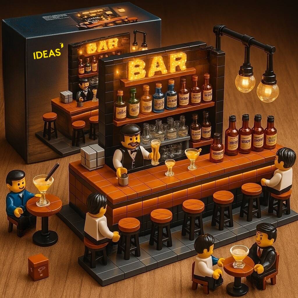 🍸️Classic Bar Brick Set
