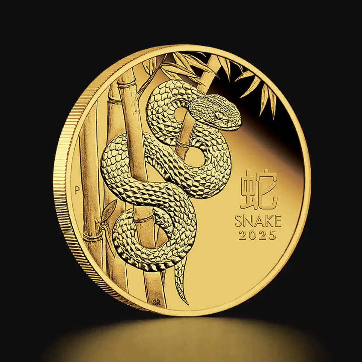 Australia Lunar Year of the Snake 2025 $100 1oz Gold Proof Coin