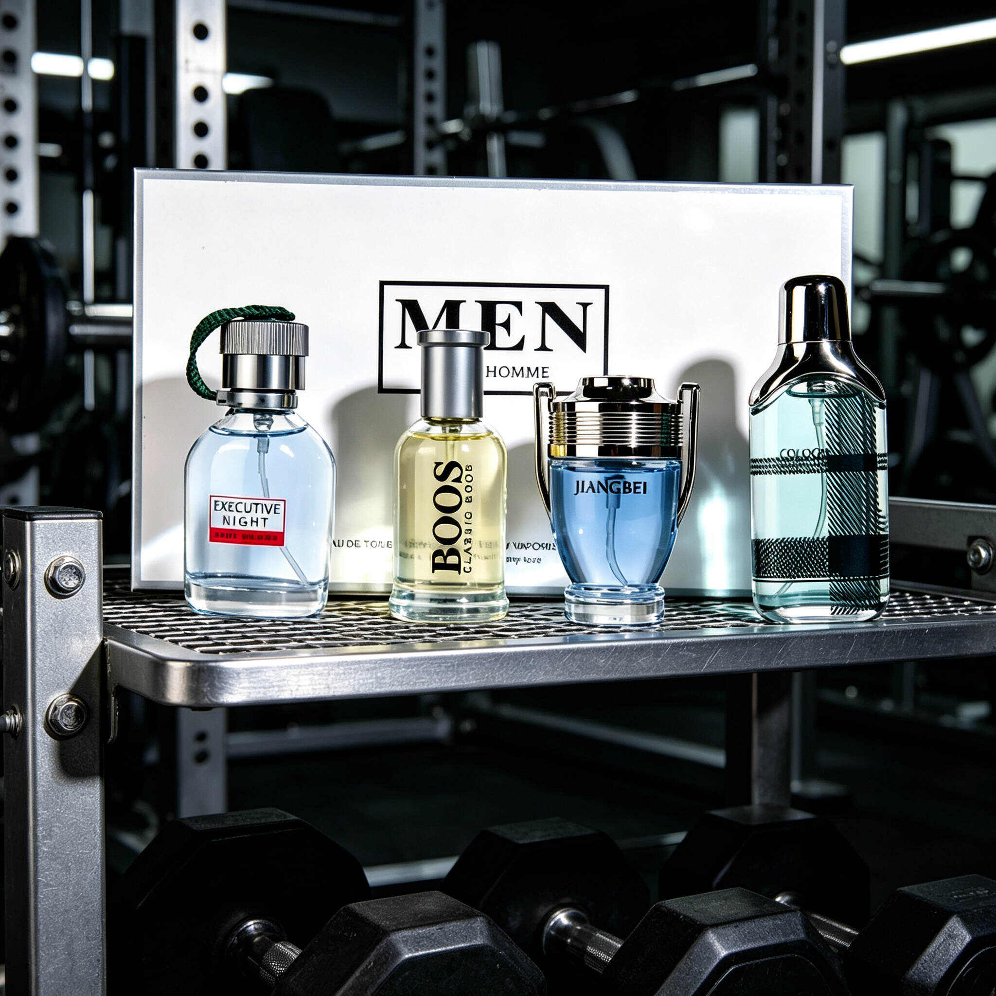 4 Pcs 25ml Refined Gentleman  Men Eau de Toilette Gift Set