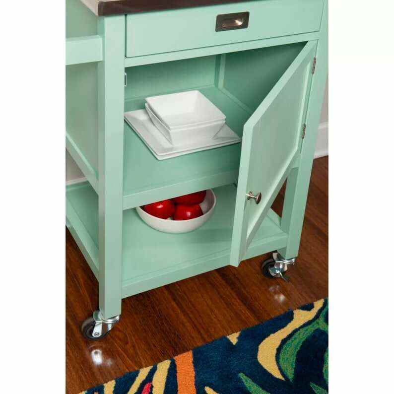 Sydney Green Apartment Cart: Your Versatile Storage Solution