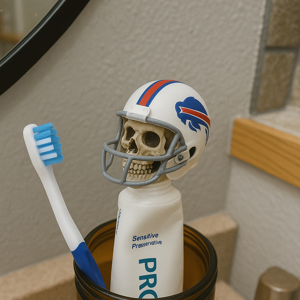 💀🏈NFL Skull Toothpaste Cap