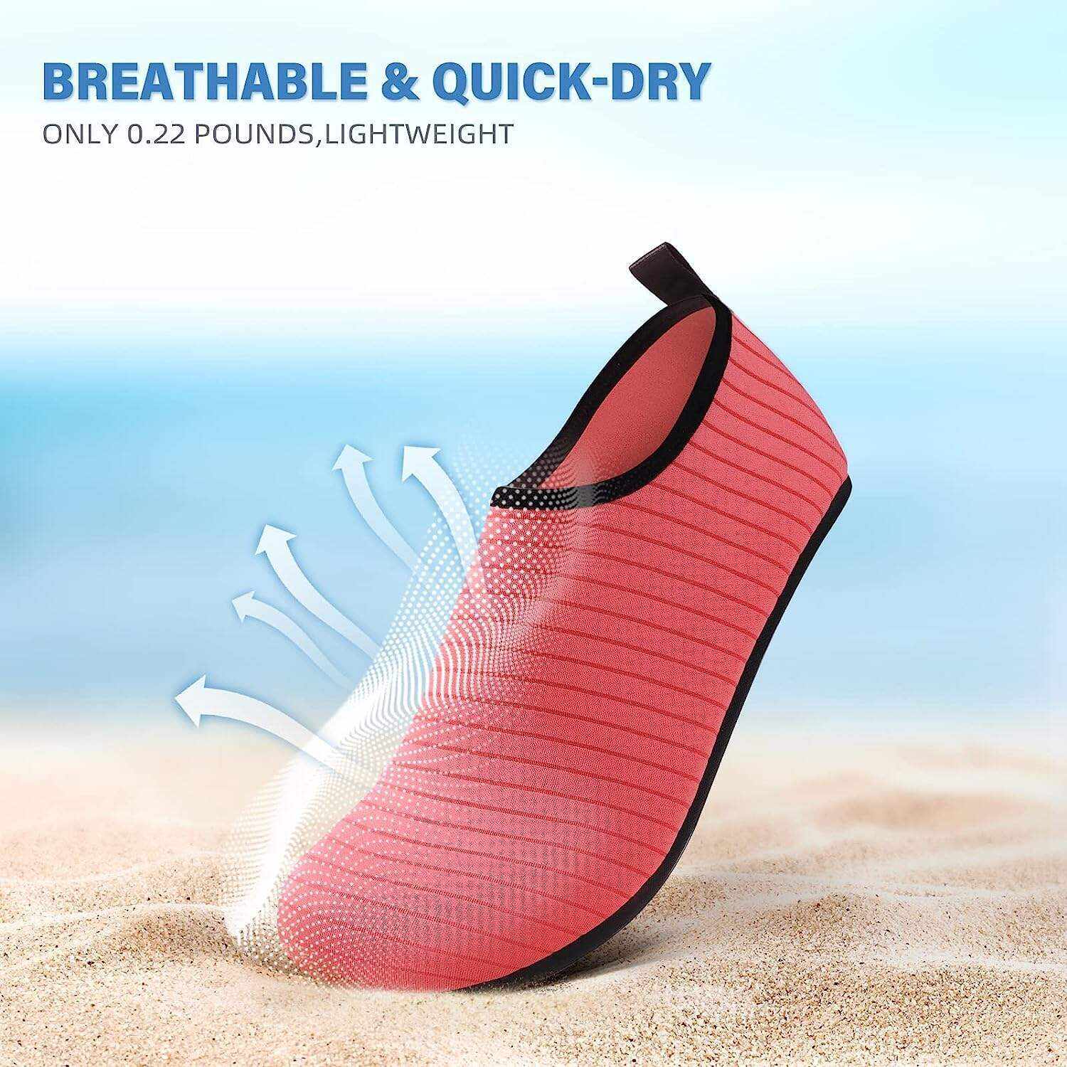 Water Shoes for Women Men Quick-Dry Aqua Socks Swim Beach Barefoot Yoga Exercise Wear Sport Accessories Pool Camping Must Haves Adult Youth Size