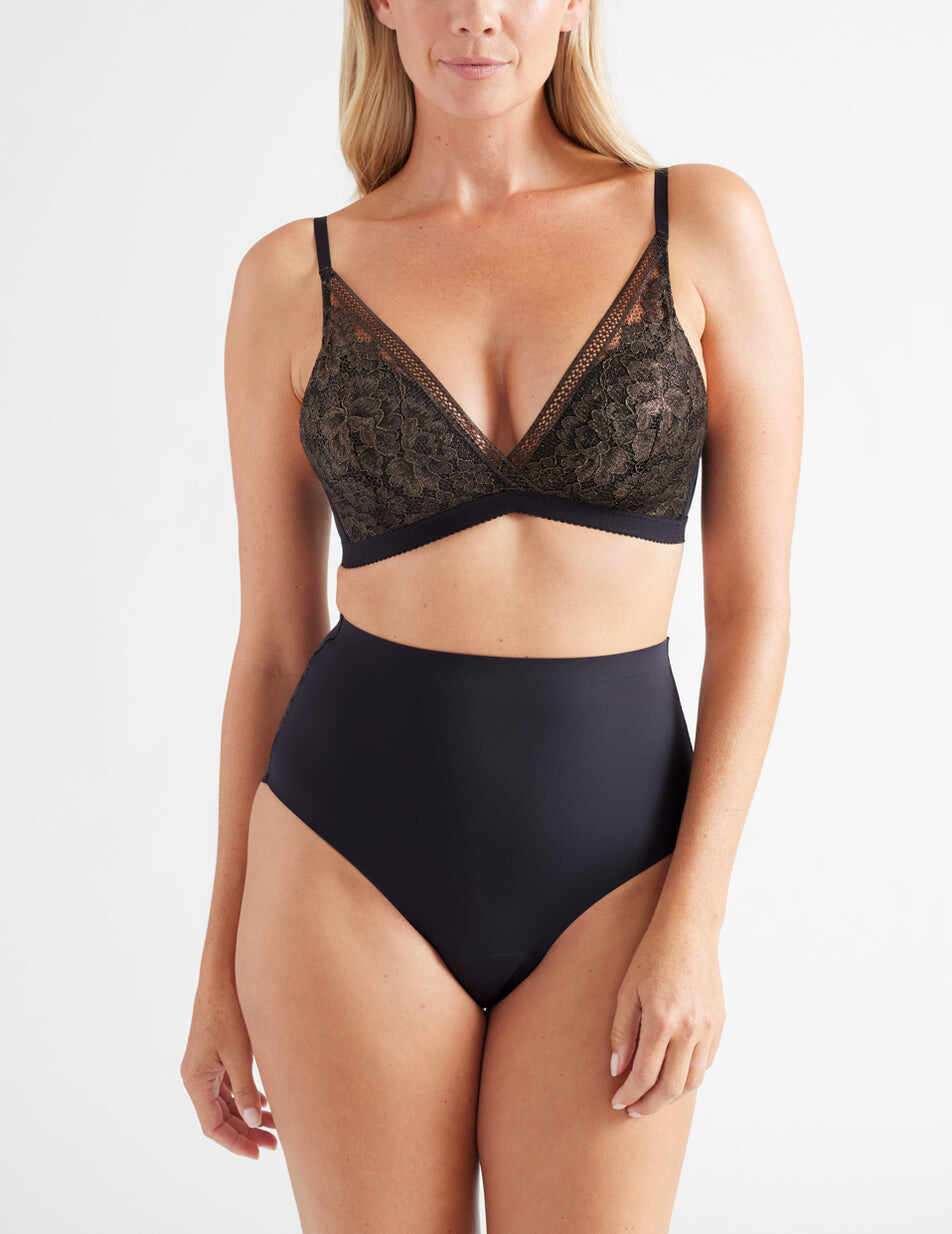 Lace Deep-V Bra