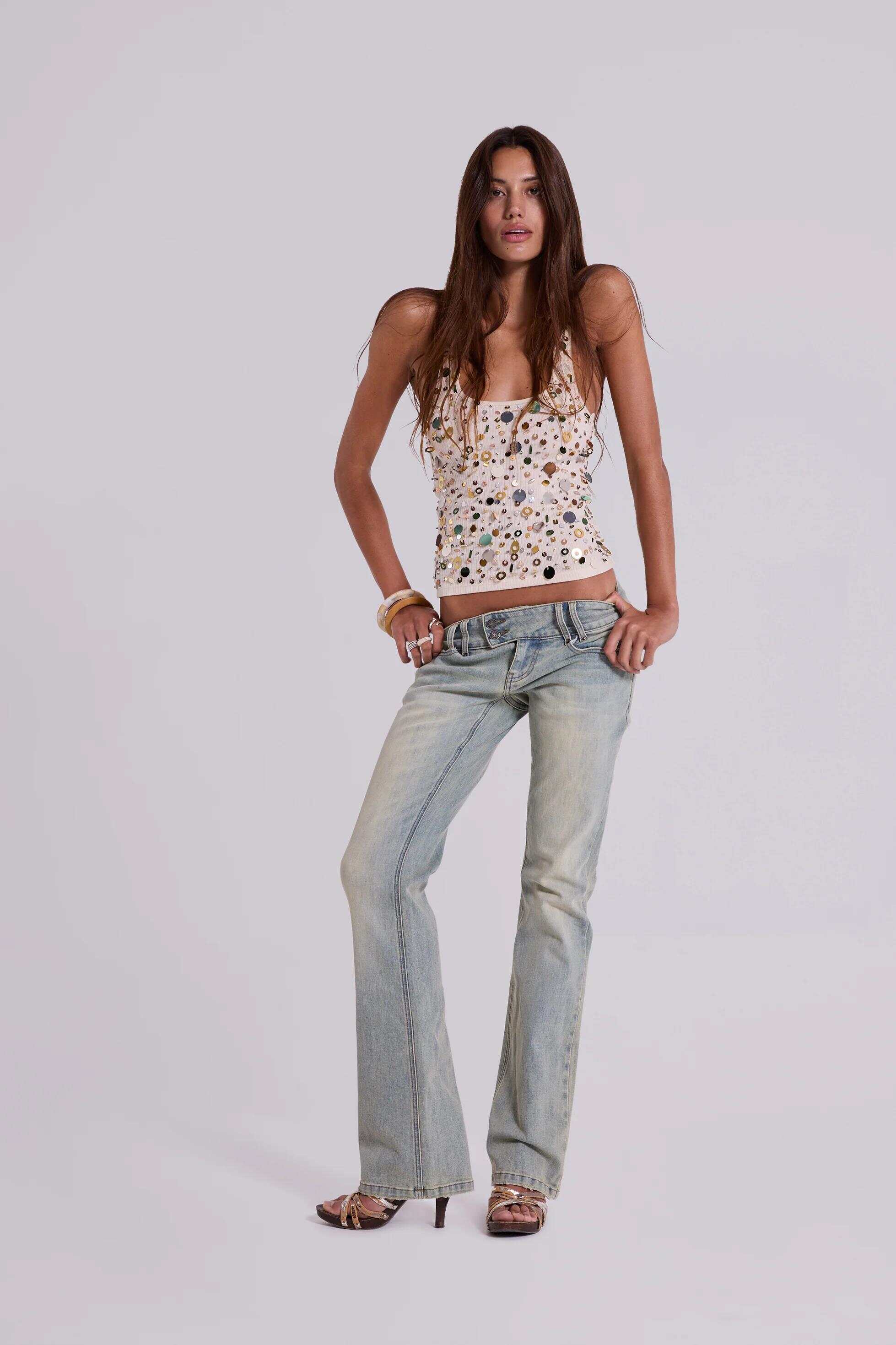 Addison Sequin Vest Top