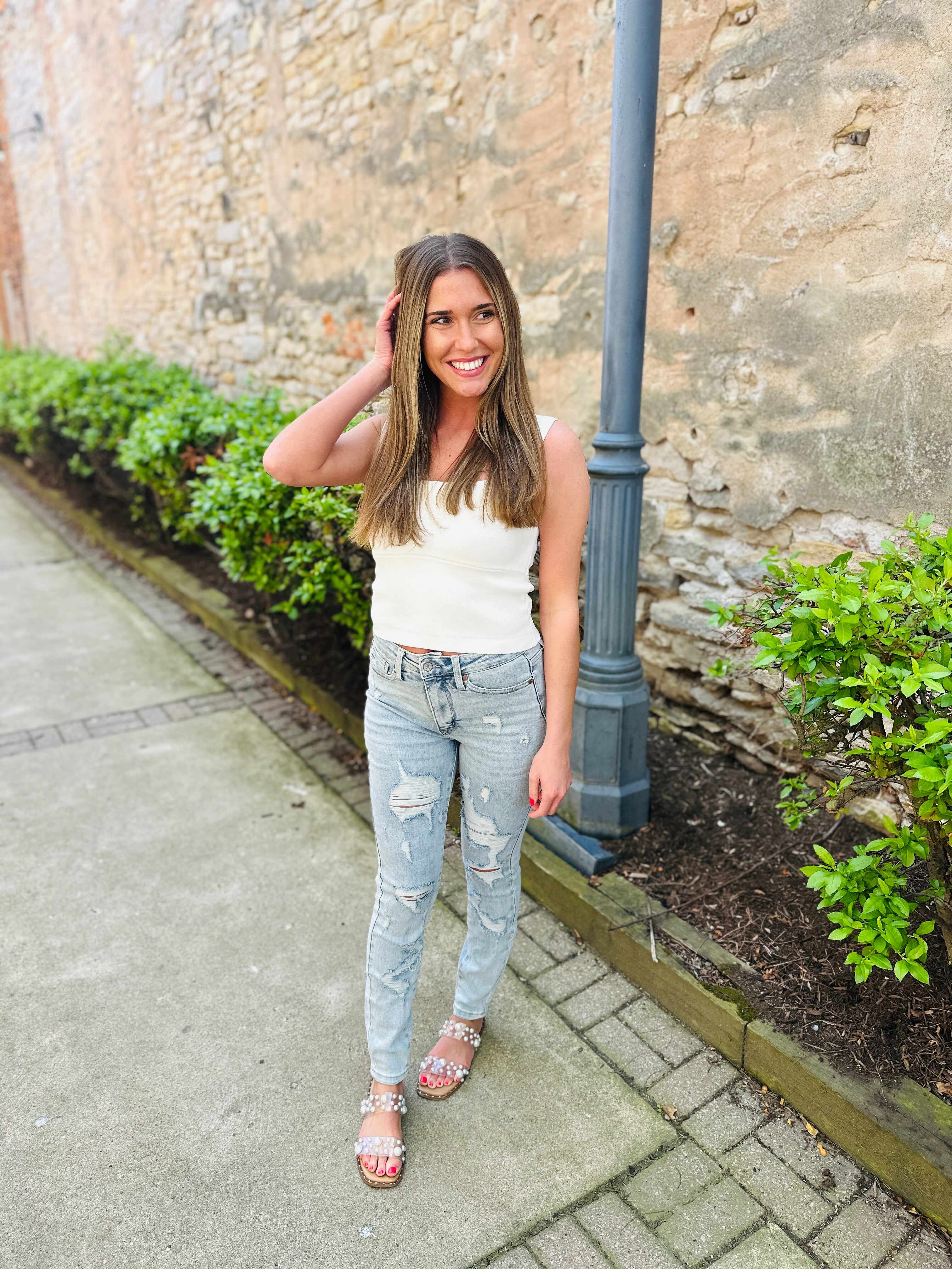 Tummy Control Skinny Jeans in Reg/Curvy Always in Control Restock