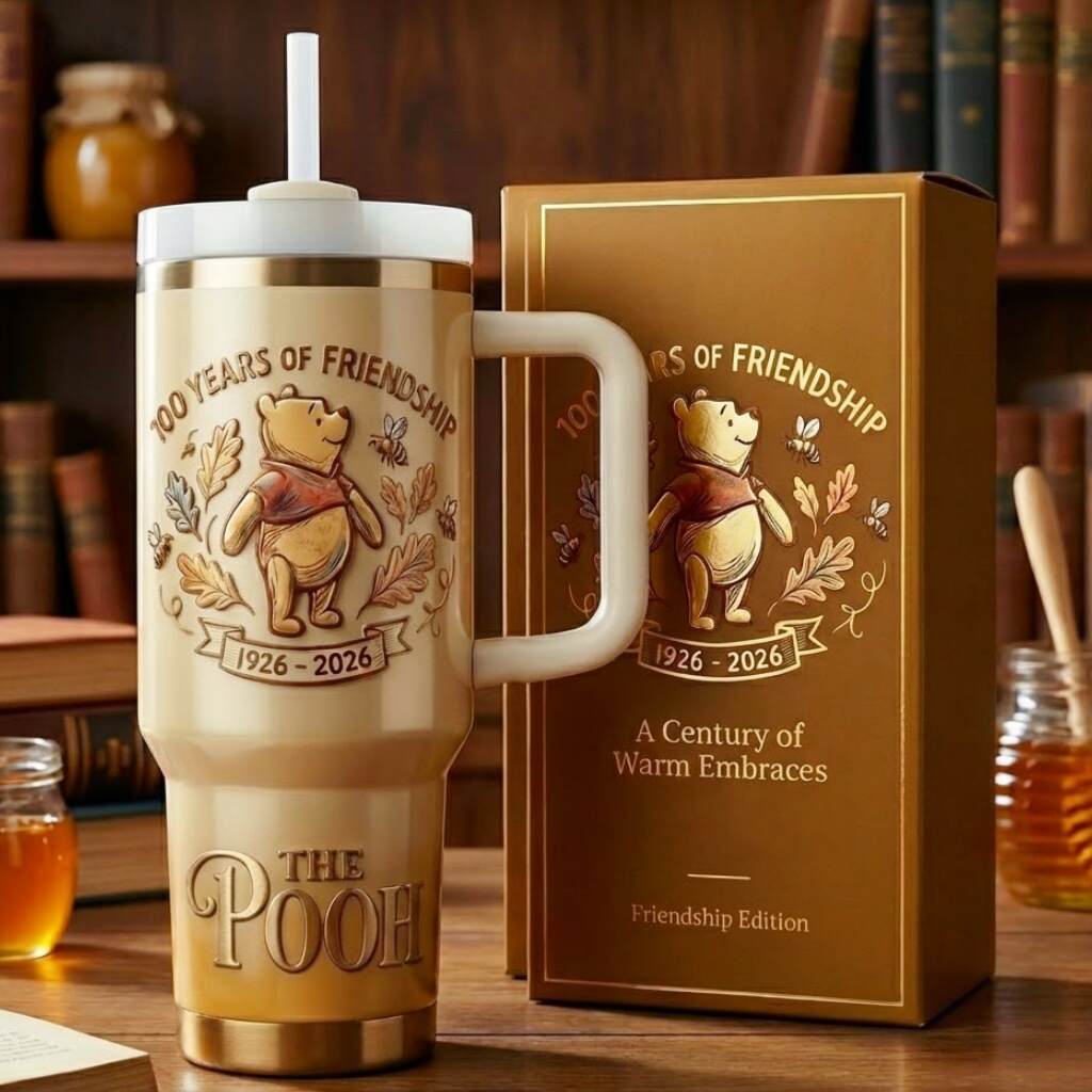 🍯 Winnie the Pooh 100th Anniversary: A Century of Friendship Tumbler