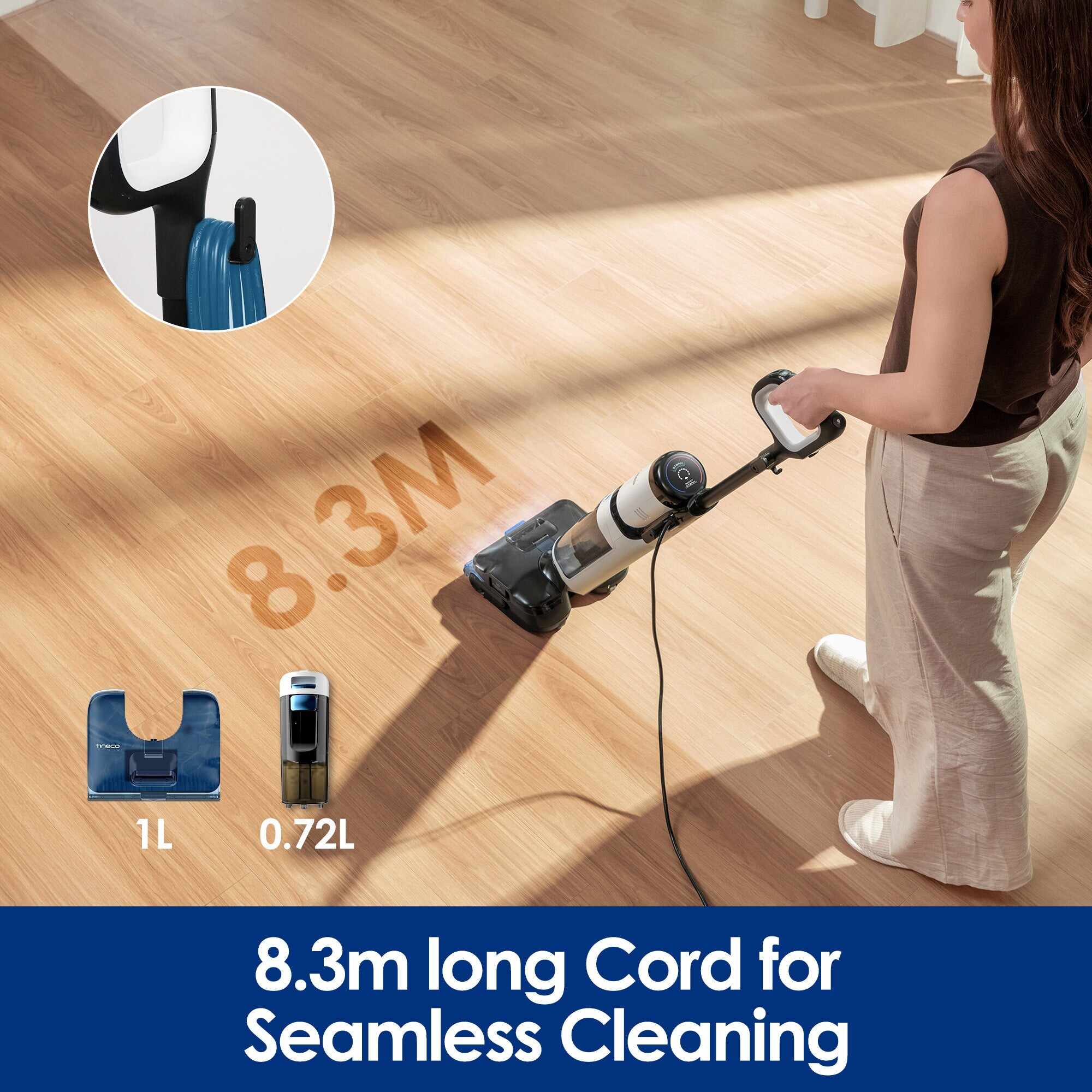 Tineco FLOOR ONE S6 Stretch Steam Wet Dry Vacuum