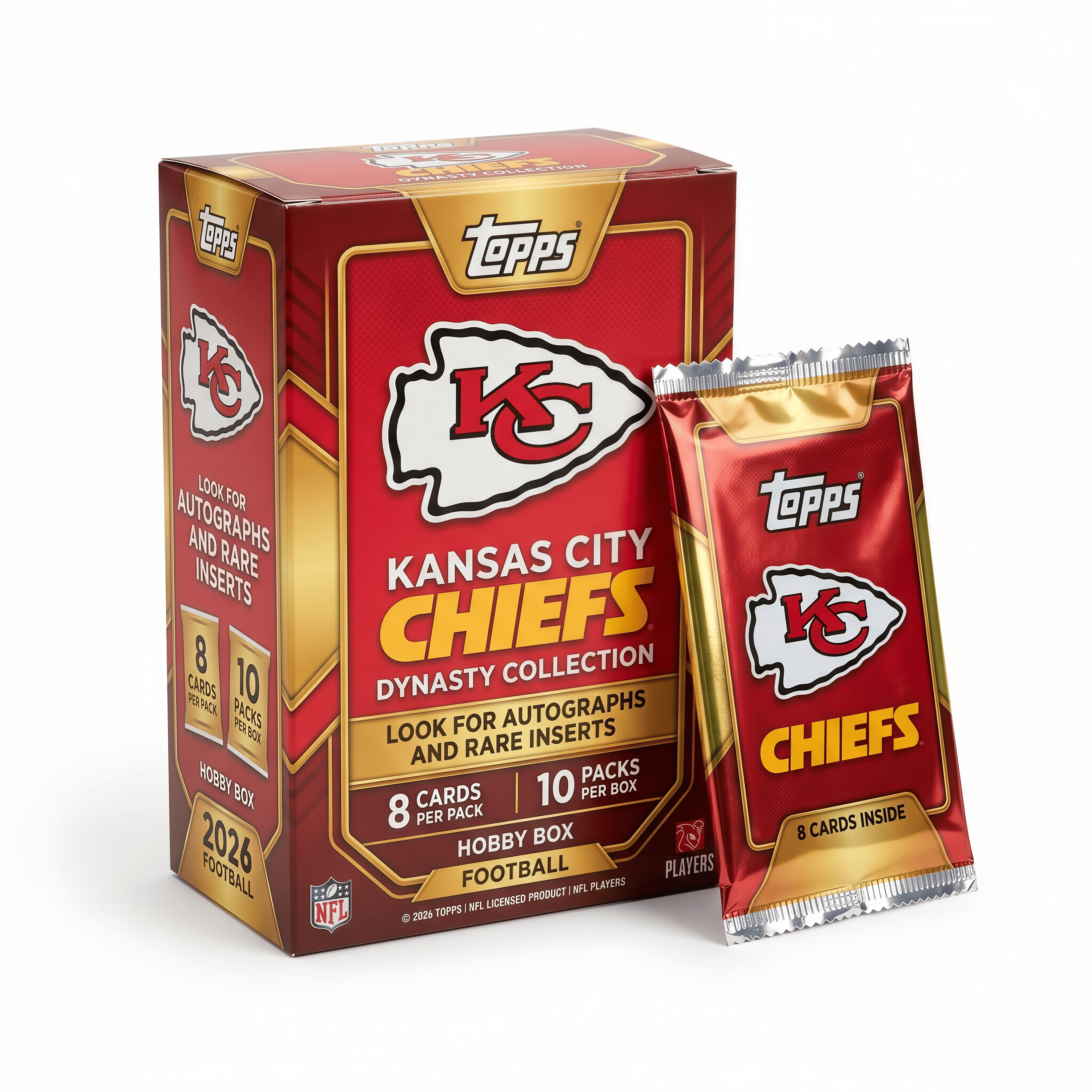 Kansas City Chiefs Dynasty Commemorative Hobby Box