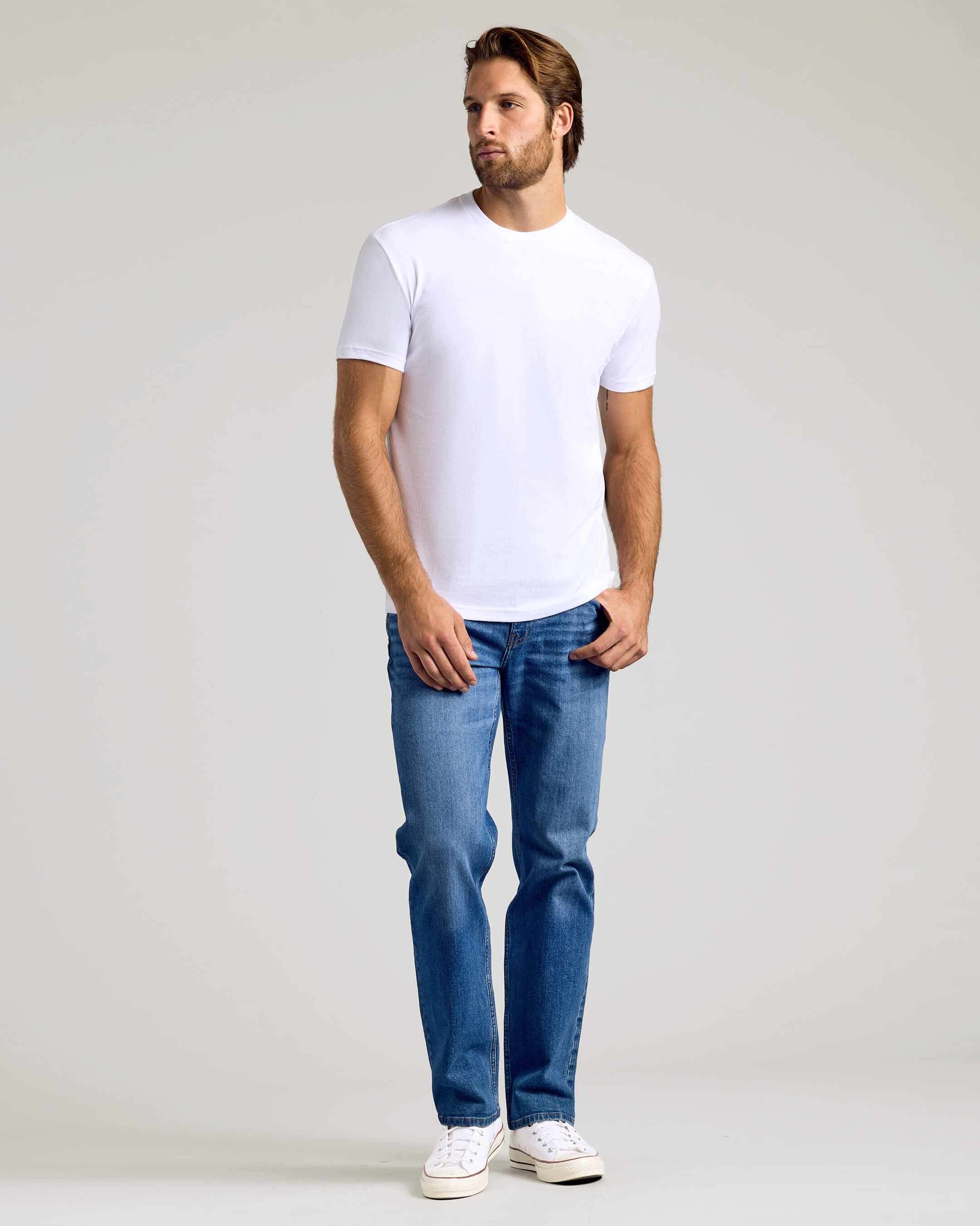 White Classic Crew Neck 3-Pack