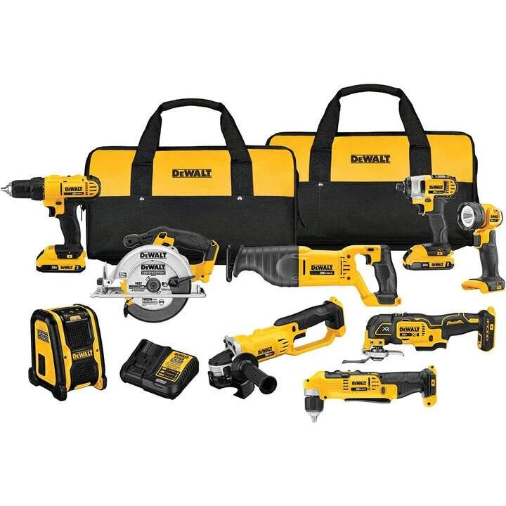 20V Max 9 Tool Combo Kit with Soft Case