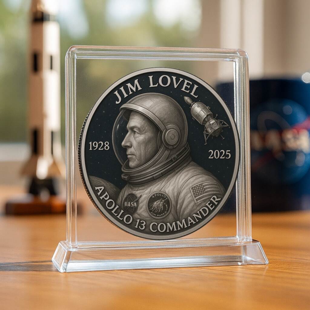 Jim Lovell – Apollo 13 Commander Memorial Coin